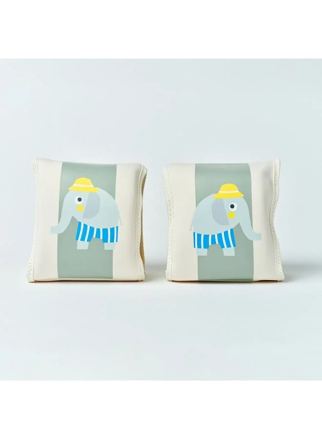 ساني لايف طوافات أطفال إلي الفيل مخطط أخضر